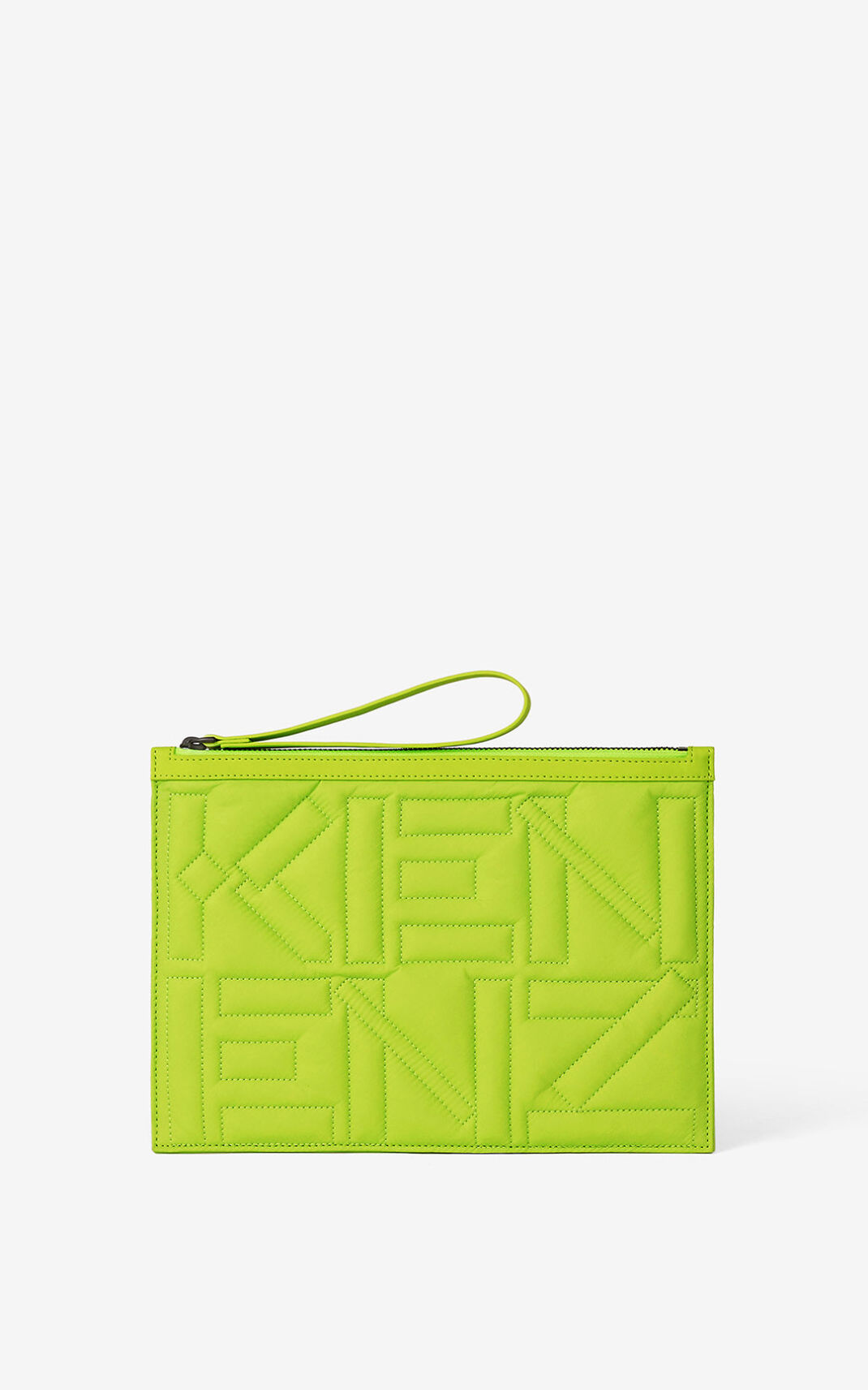 Kenzo Arctic nylon Clutch Çanta Erkek Açık Yeşil | 5921-GLNFE